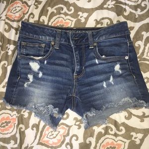 American eagle ripped shorts